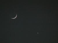 Moon and Venus
