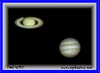Saturn & Jupiter